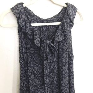 Navy BR Sleeveless Blouse